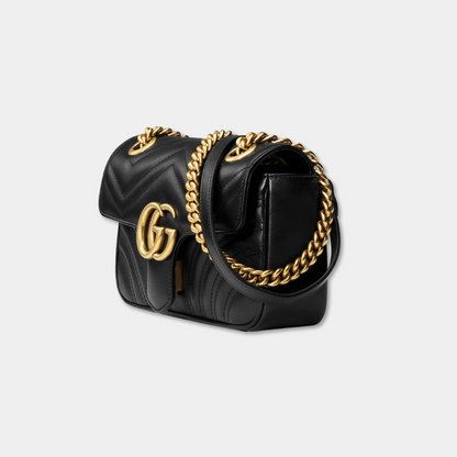 Gucci Black Mini Marmont Shoulder Bag