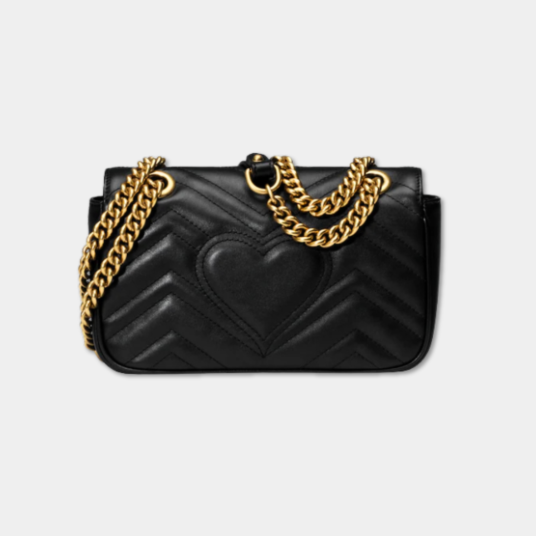 Gucci Black Mini Marmont Shoulder Bag